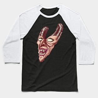 A Happy Krampus is a Scary Krampus Baseball T-Shirt